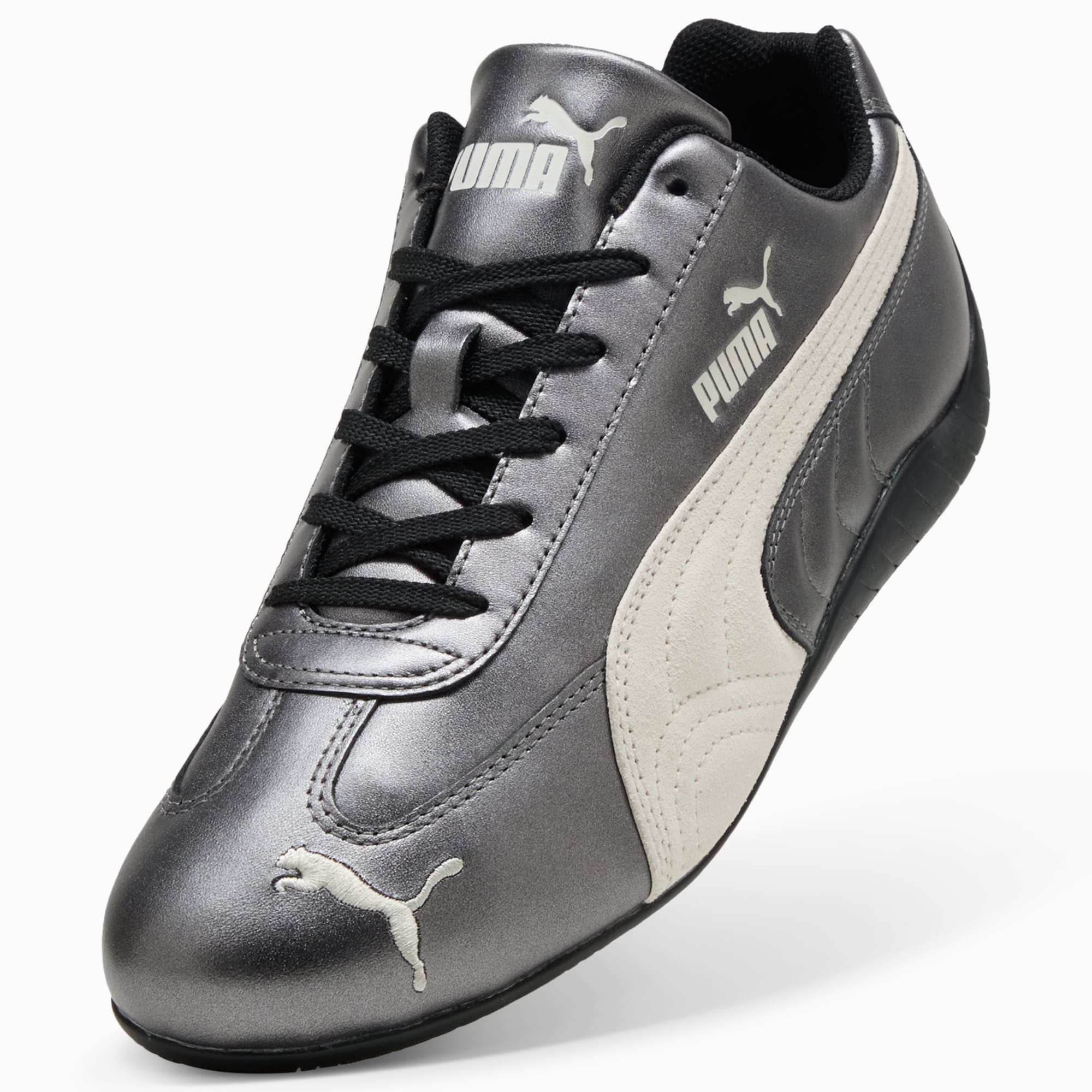 Speedcat Metallic Sneakers Unisex - PUMA Black-Warm White