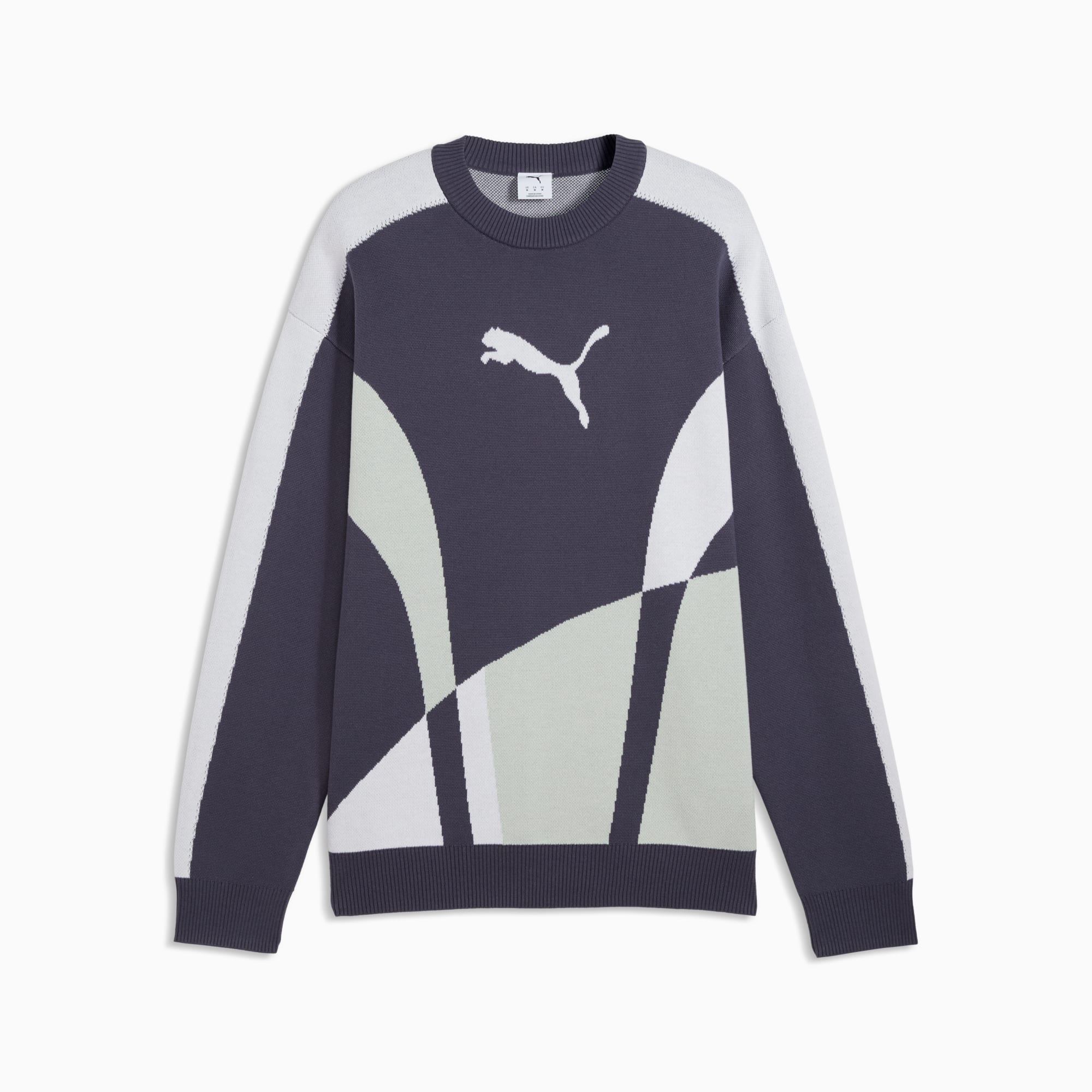 T7 Relaxed Strickpullover Unisex - Inky Depths-Créme De Mint