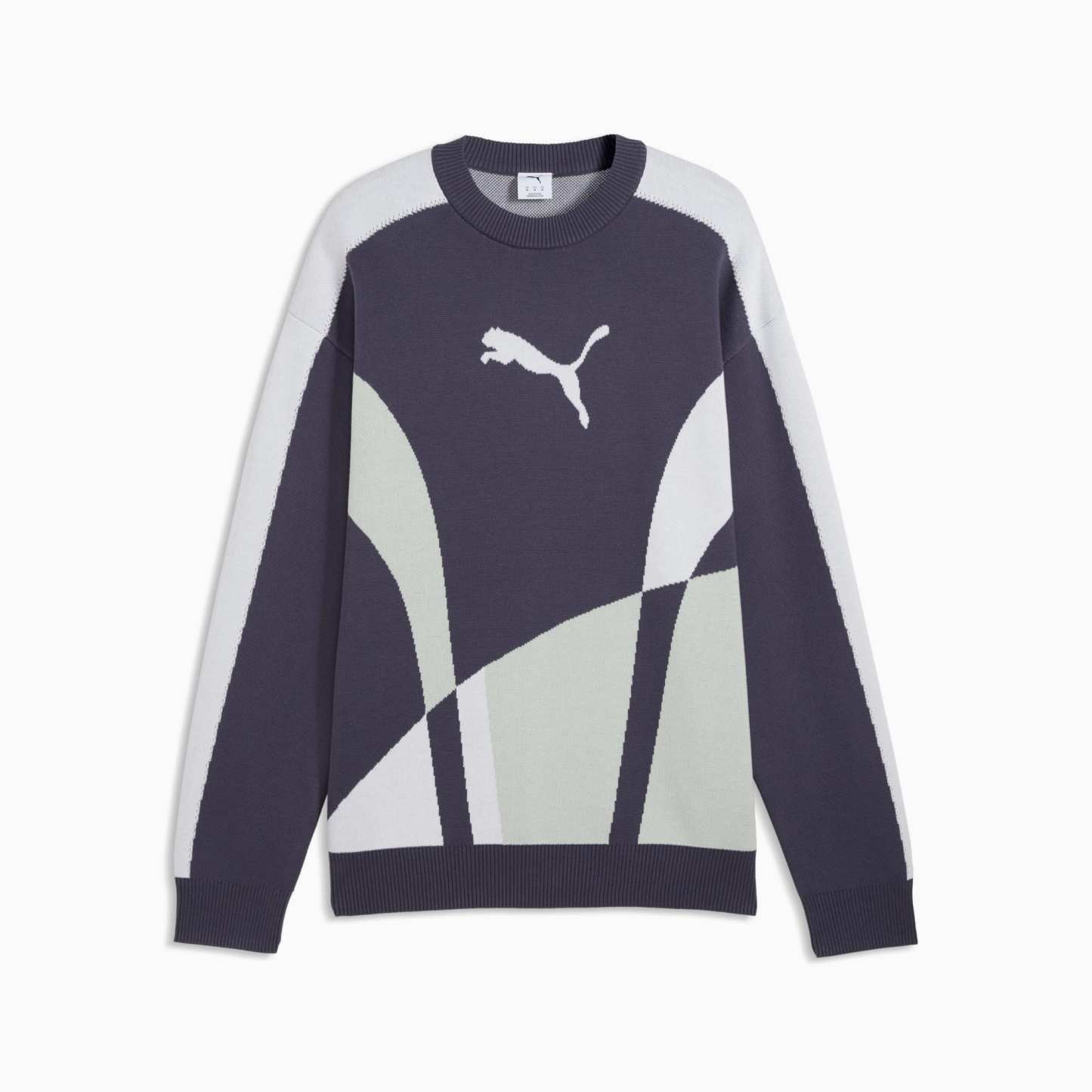 T7 Relaxed Strickpullover Unisex - Inky Depths-Créme De Mint