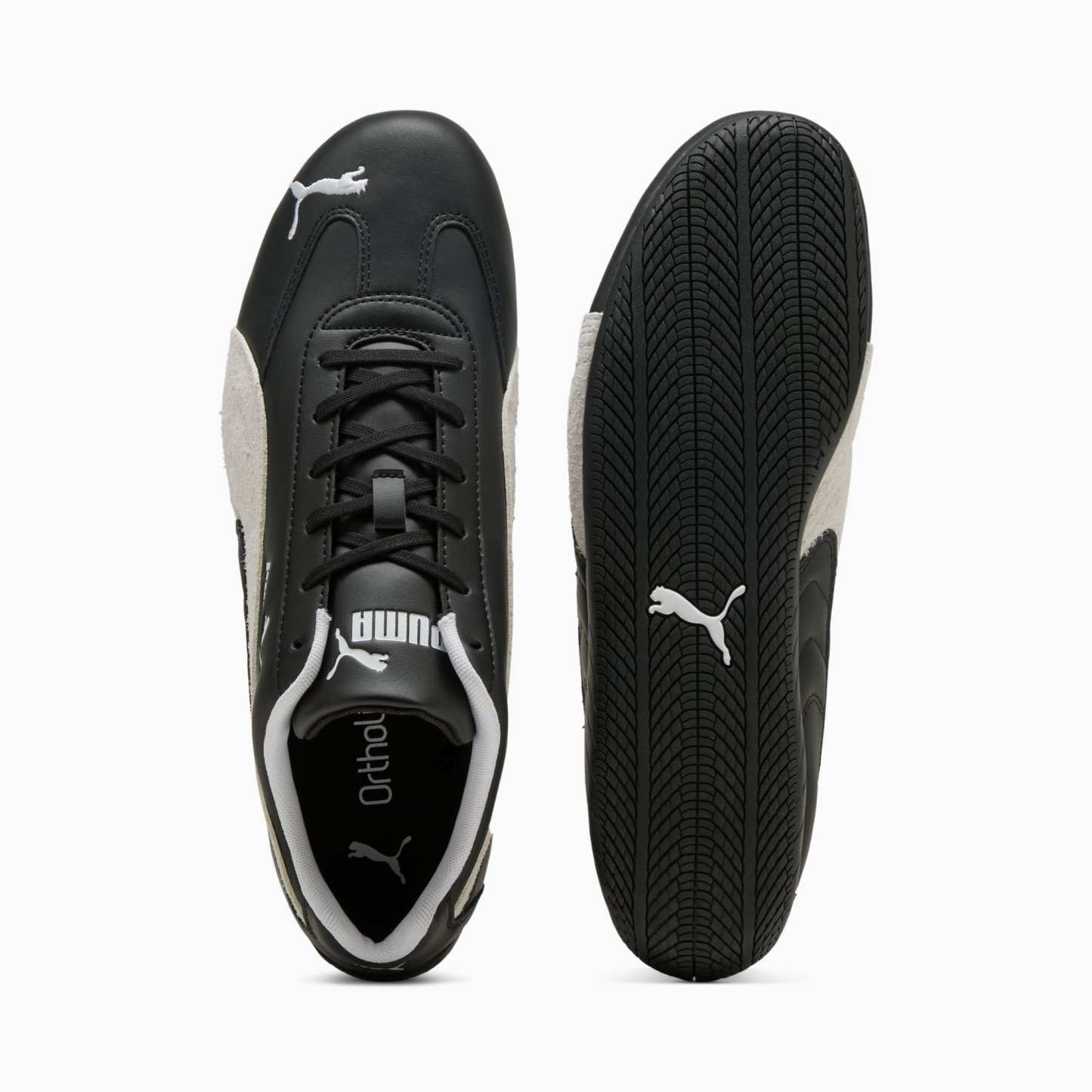 Speedcat Leather Sneakers Unisex - PUMA Black-PUMA White