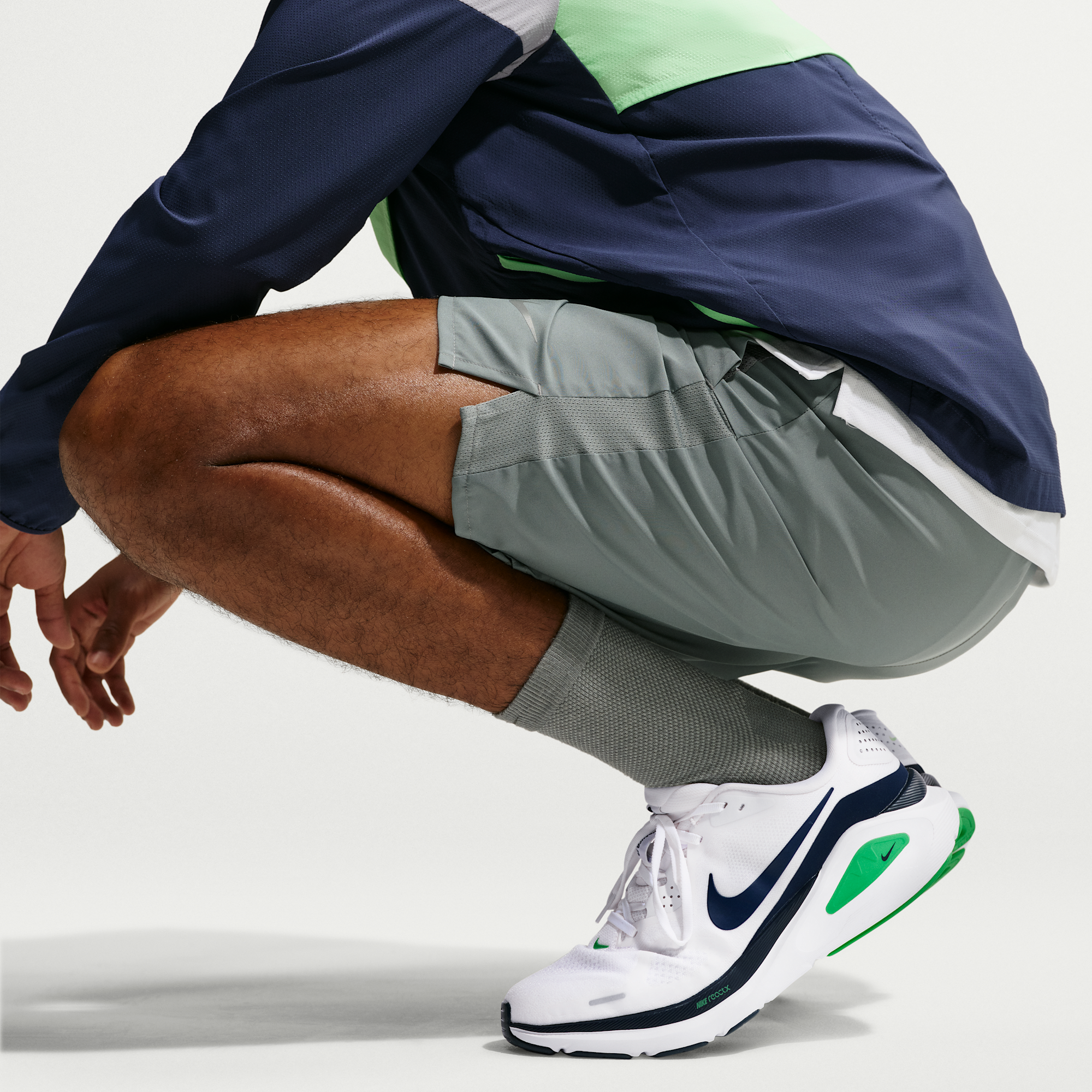 Nike Structure 26 - Λευκό/Green Spark/Summit White/Midnight Navy - 9