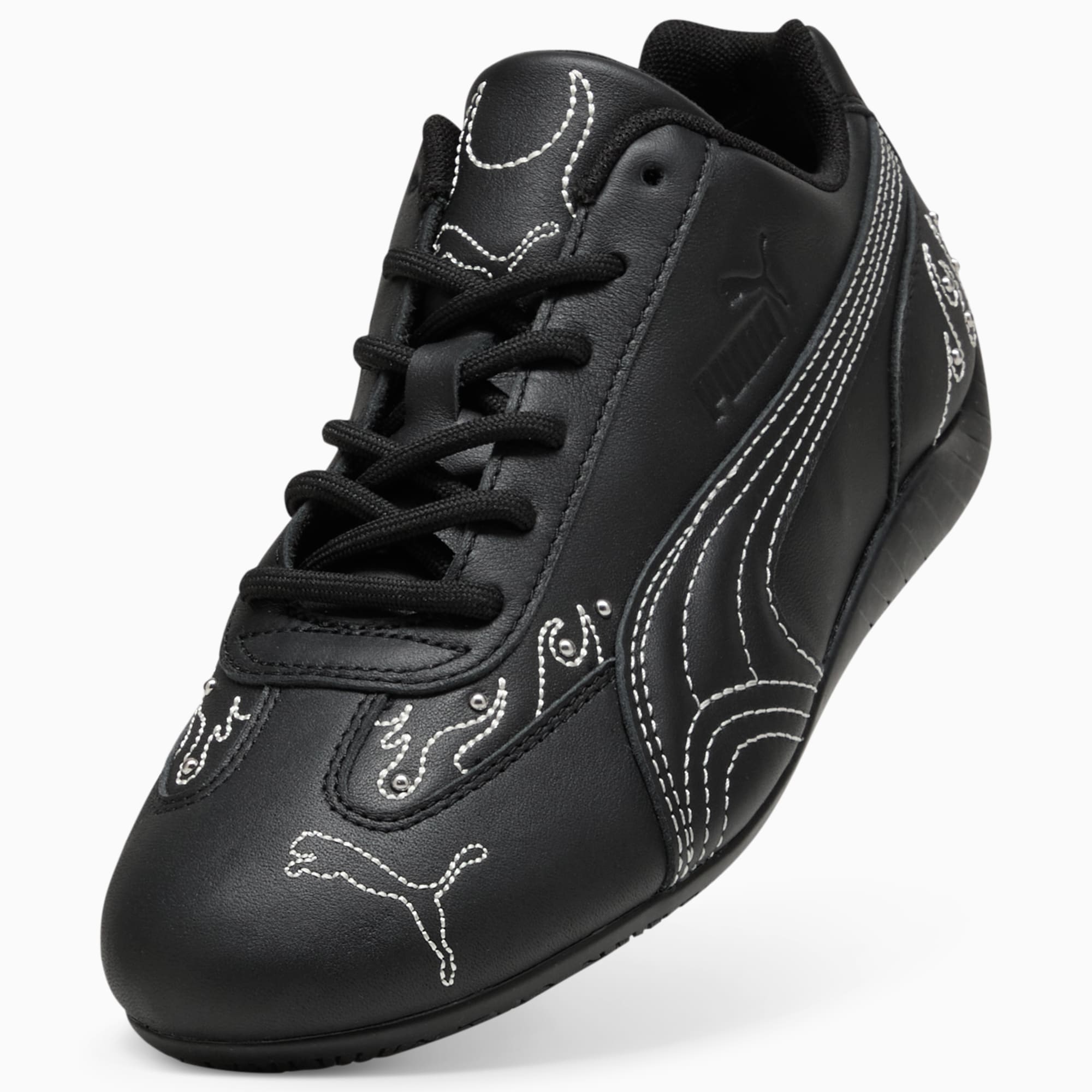Speedcat Verzierte Sneakers Unisex - PUMA Black-Frosted Ivory