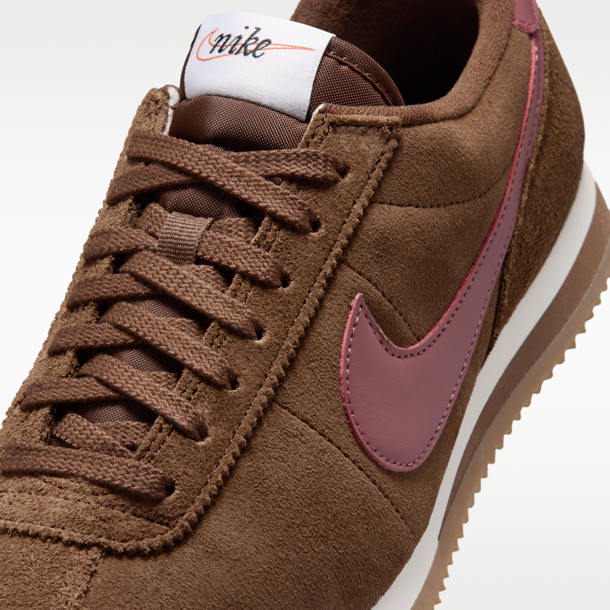 Nike Cortez Suede - Cacao Wow/Sail/Gum Light Brown/Pink Smoke - 7