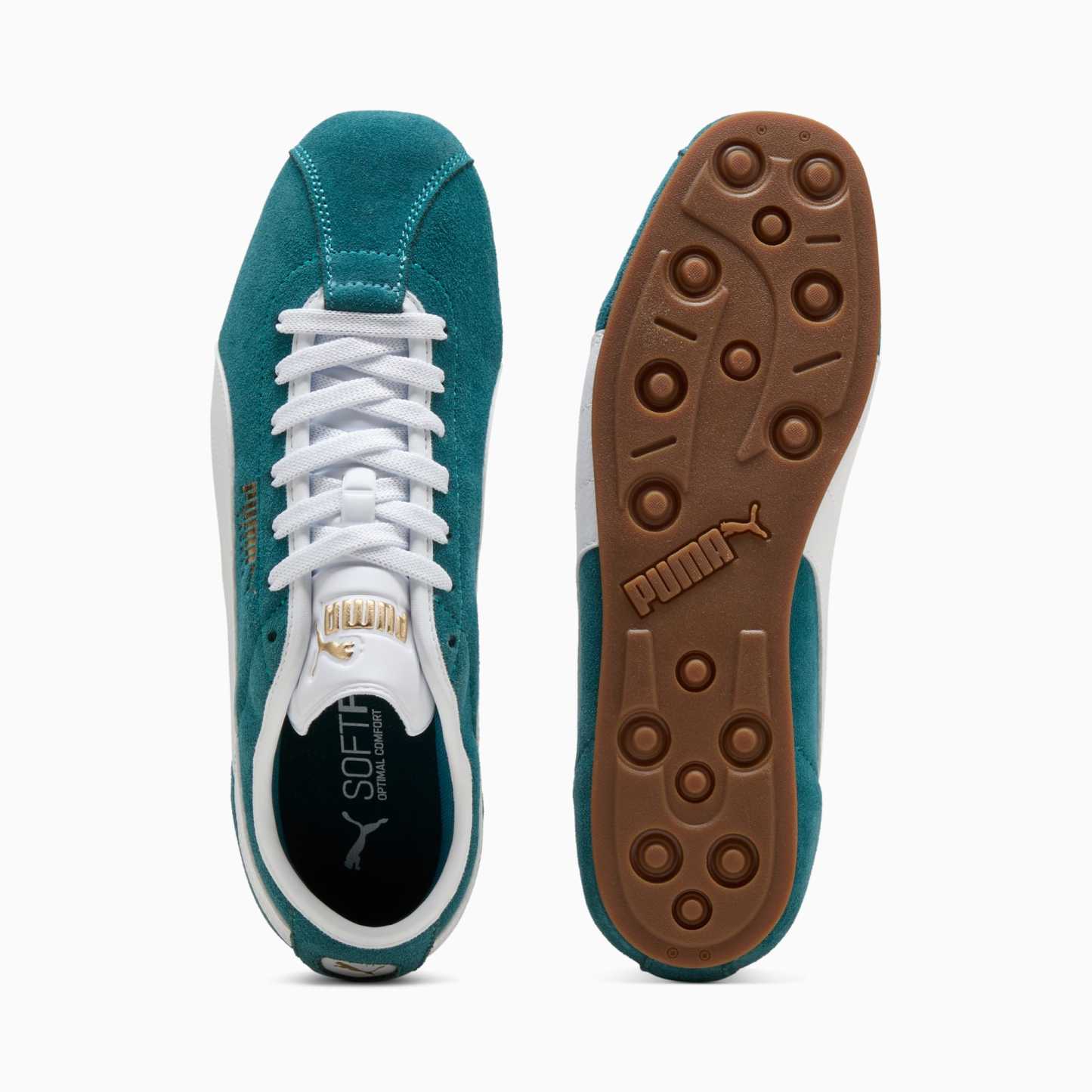 PUMA Tackle Sneakers Unisex - Emerald Ice-PUMA White-Gum