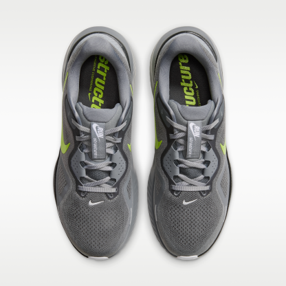 Nike Structure 26 - Cool Grey/Dark Smoke Grey/Λευκό/Lemon Venom - 4
