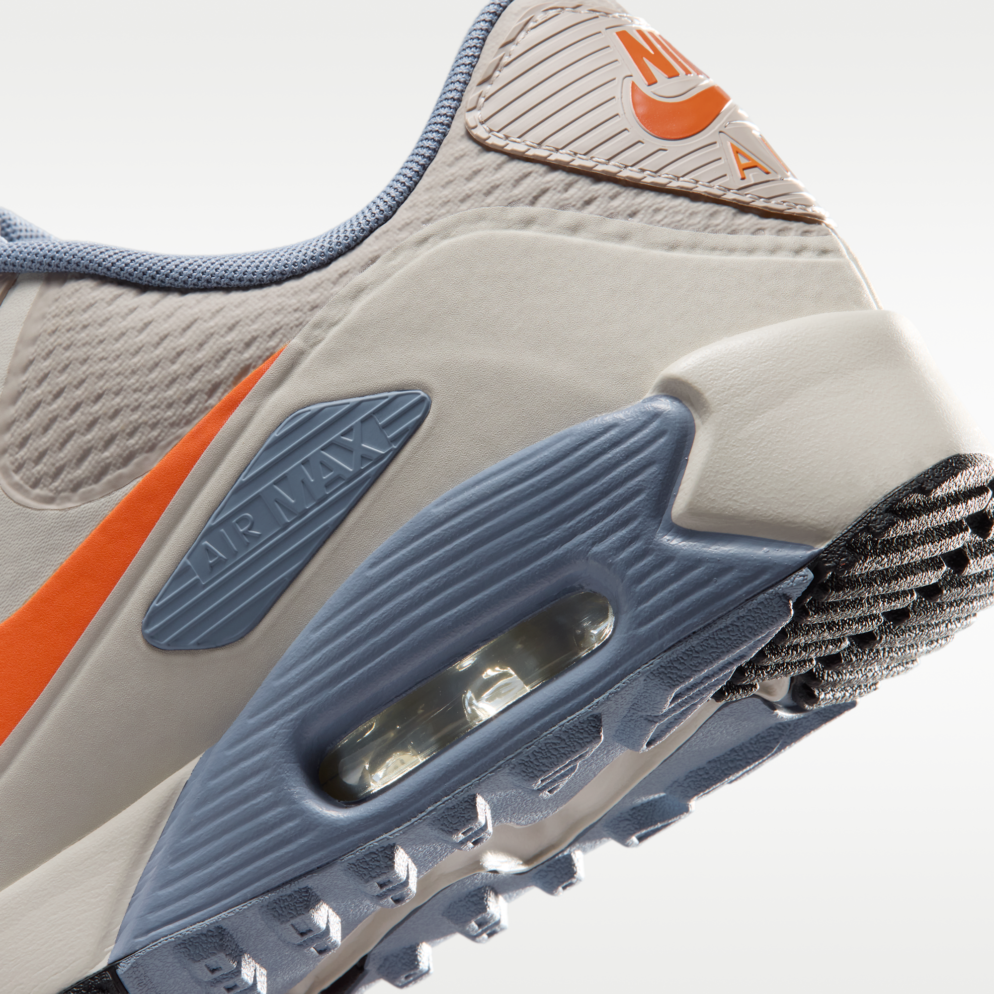 Nike Air Max 90 G - Moon Particle/Light Bone/Ashen Slate/Safety Orange - 8