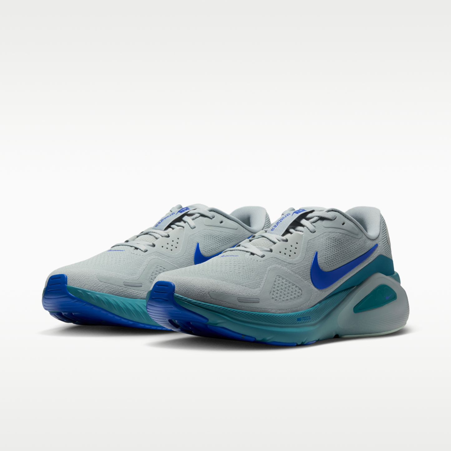 Nike Structure 26 - Grey Mist/Smokey Blue/Racer Blue/Μαύρο - 5