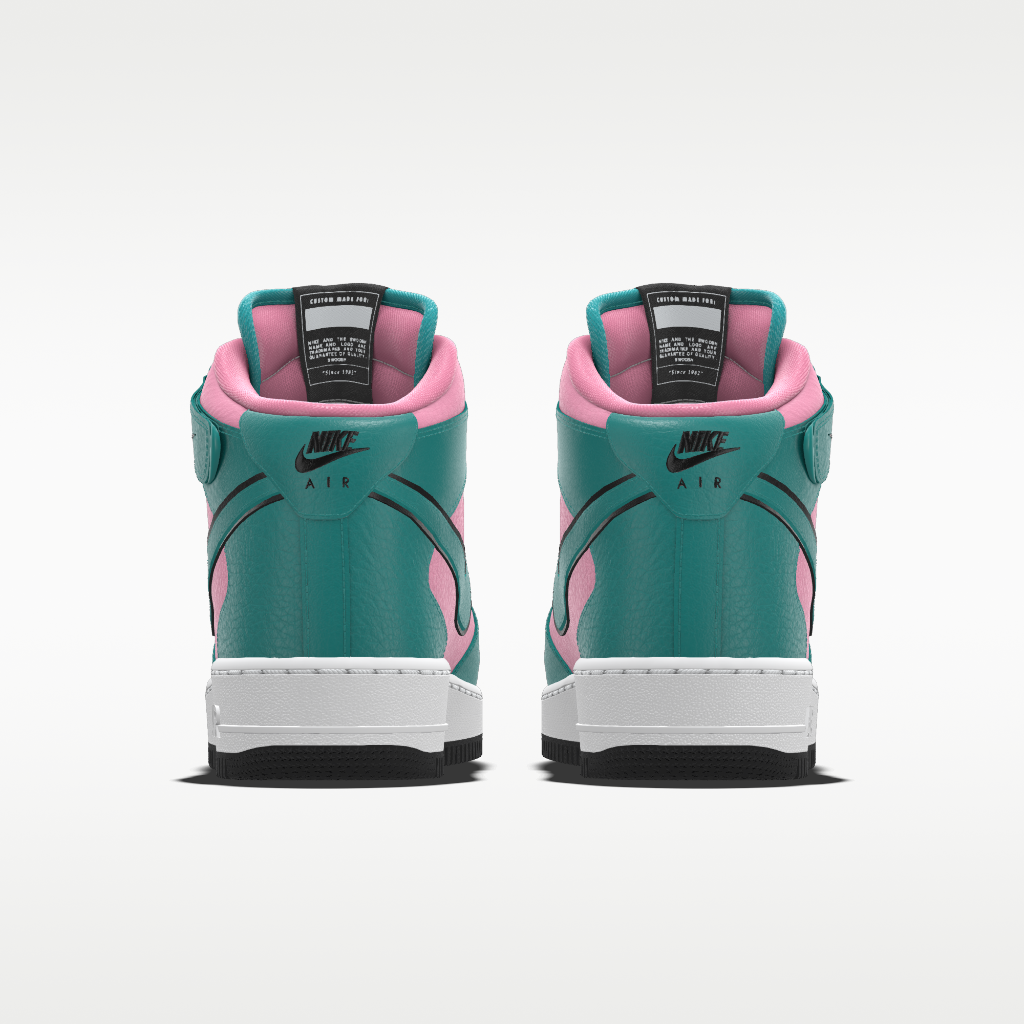 Nike Air Force 1 Mid By You - Πολύχρωμο/Πολύχρωμο/Πολύχρωμο (6417611335) - 5