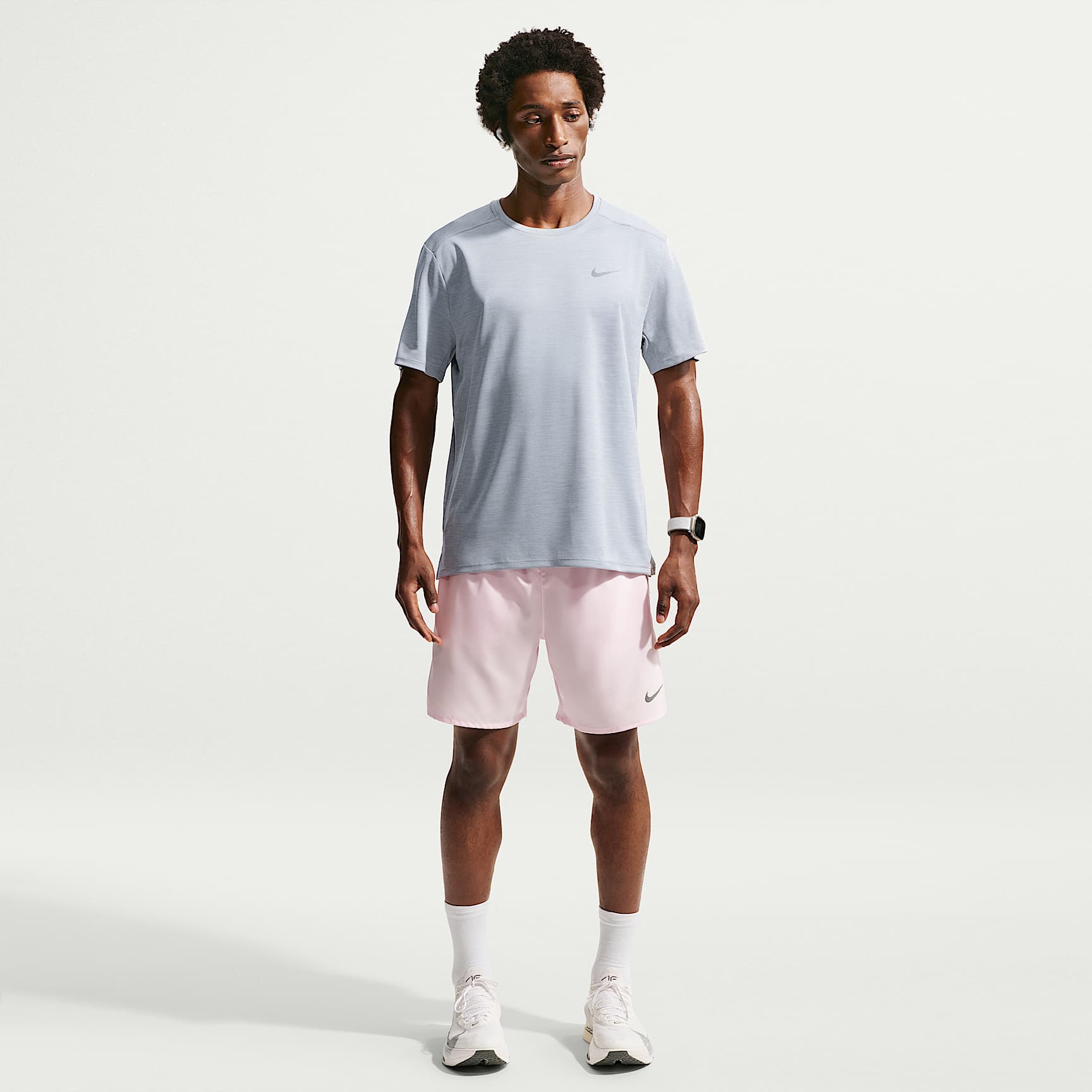 Nike Miler - Nike Miler Dri-FIT Kurzarm-Laufoberteil für Herren