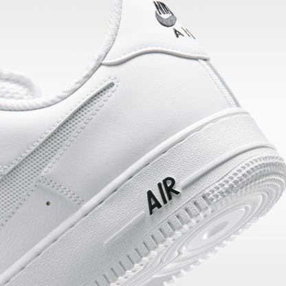 Nike Air Force 1 '07 LV8 - Λευκό/Μαύρο/Reflect Silver - 8