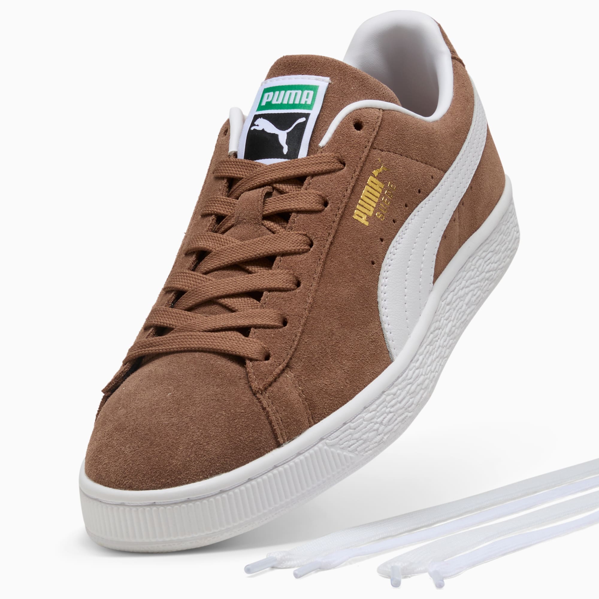 Suede Classic Sneakers Unisex - Haute Coffee-PUMA White