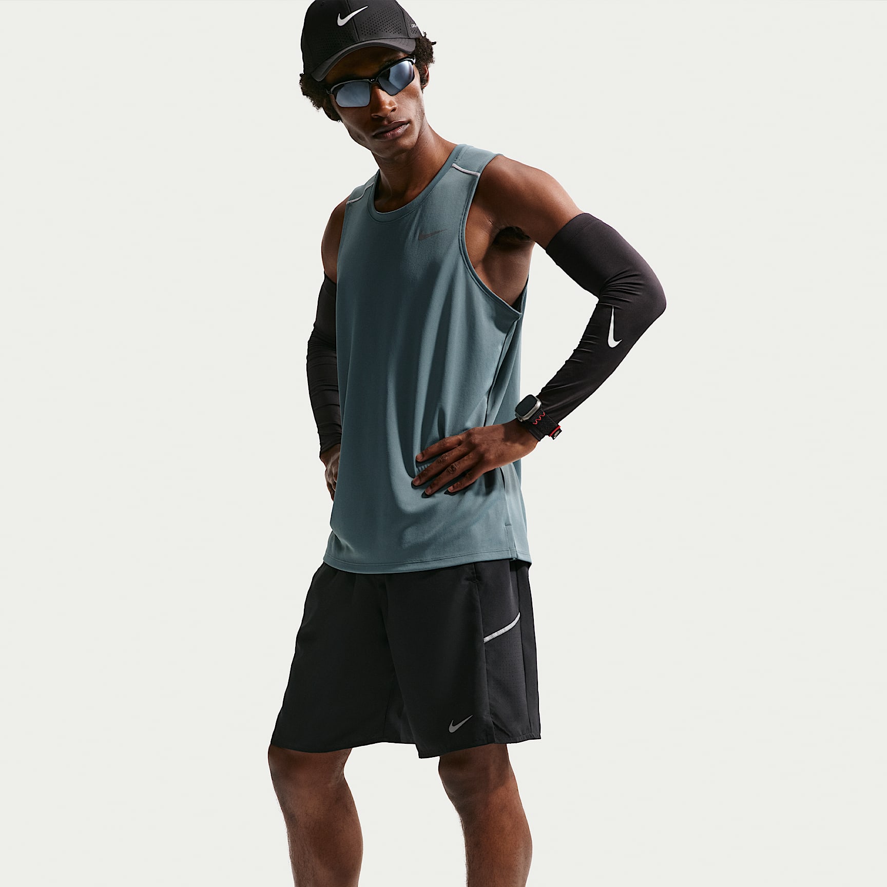Nike Miler - Nike Miler Dri-FIT-Laufshorts ohne Futter (Herren, ca. 23 cm)