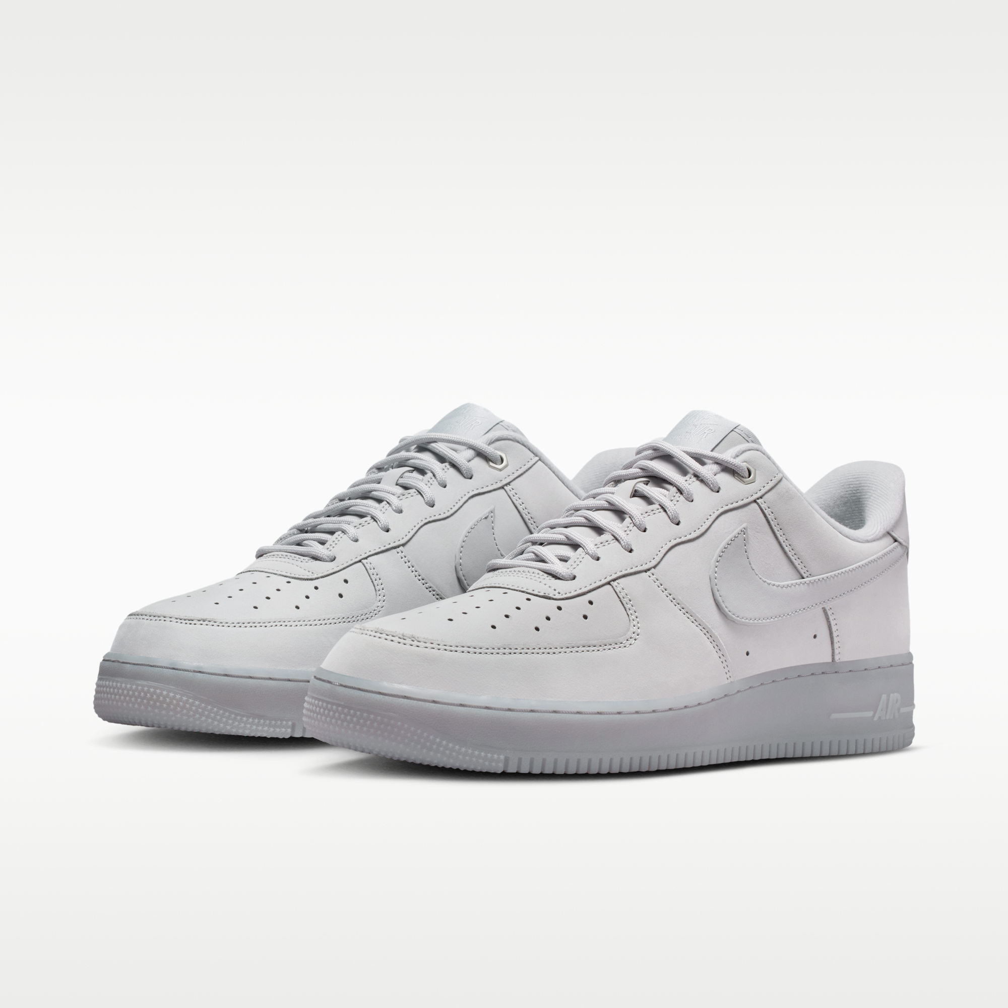 Nike Air Force 1 '07 WB - Wolf Grey/Μαύρο/Wolf Grey - 5