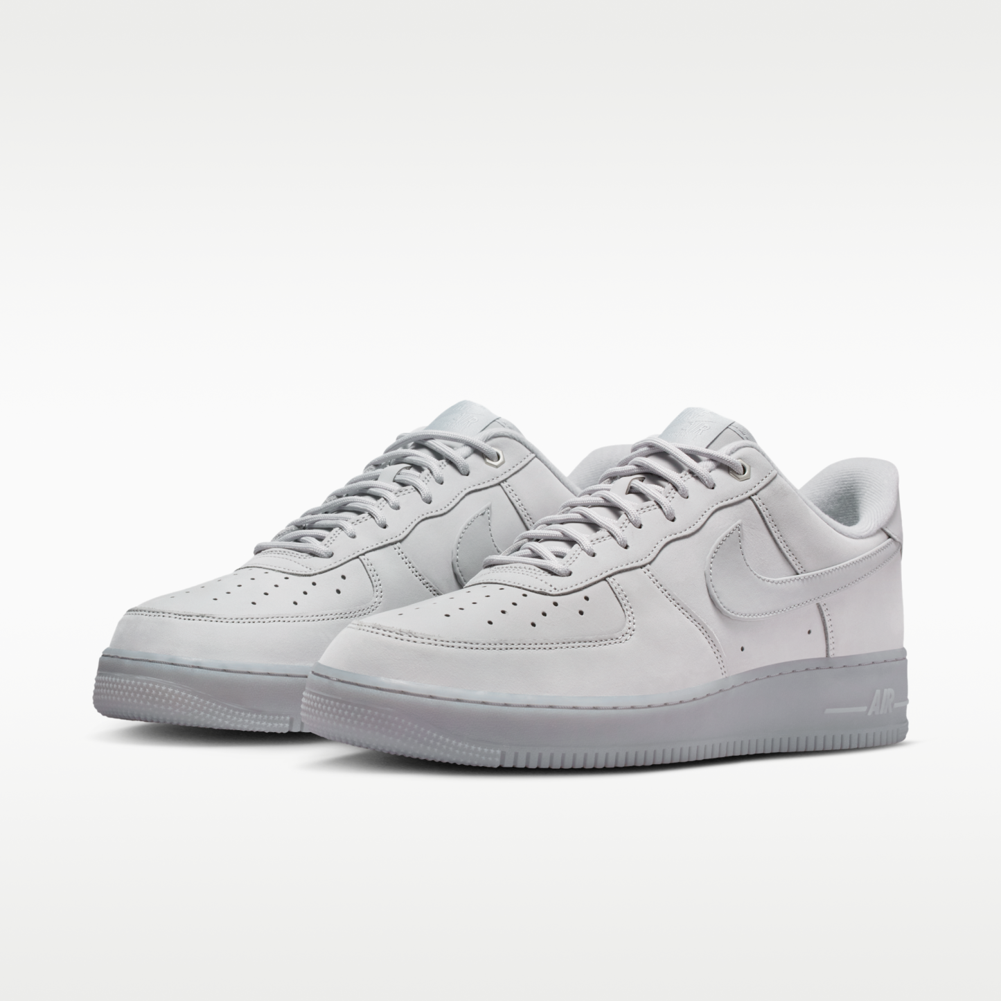 Nike Air Force 1 '07 WB - Wolf Grey/Μαύρο/Wolf Grey - 5