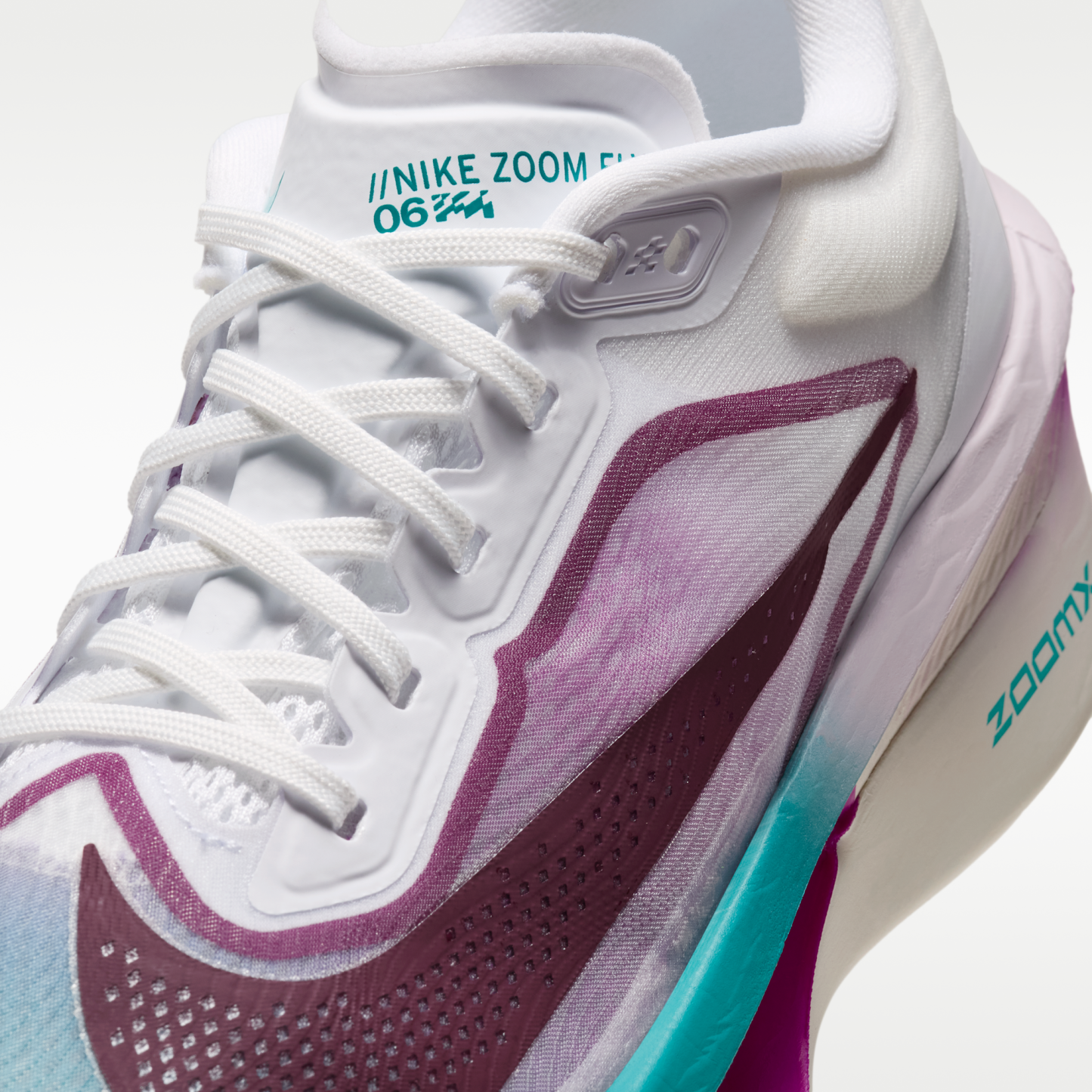 Nike Zoom Fly 6 - Λευκό/Vivid Purple/Energy/Mystic Dates - 7