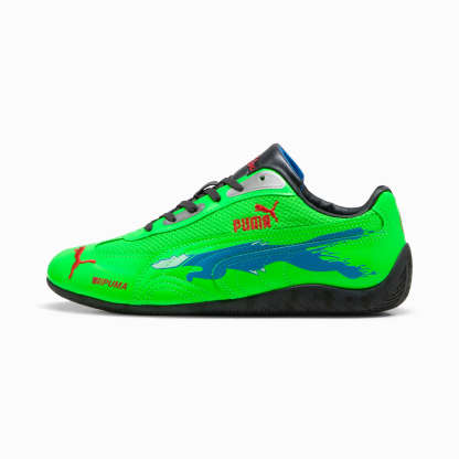 PUMA x FAST & FURIOUS LA Speedcat Sneakers Unisex - Fluro Green Pes-Racing Blue-PUMA Black
