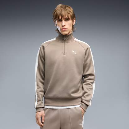 T7 Always On Trainingsjacke mit Reißverschluss bis zum Hals Herren - Mouse Gray