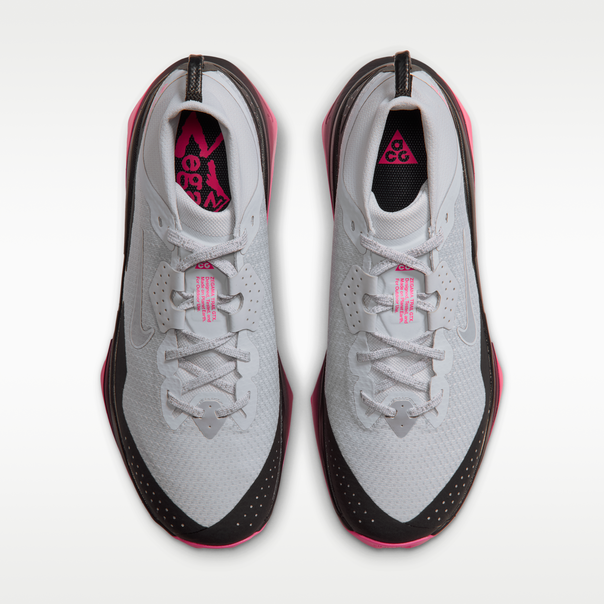 ACG Zegama Trail GORE-TEX - Pure Platinum/Μαύρο/Hyper Pink/Wolf Grey - 4