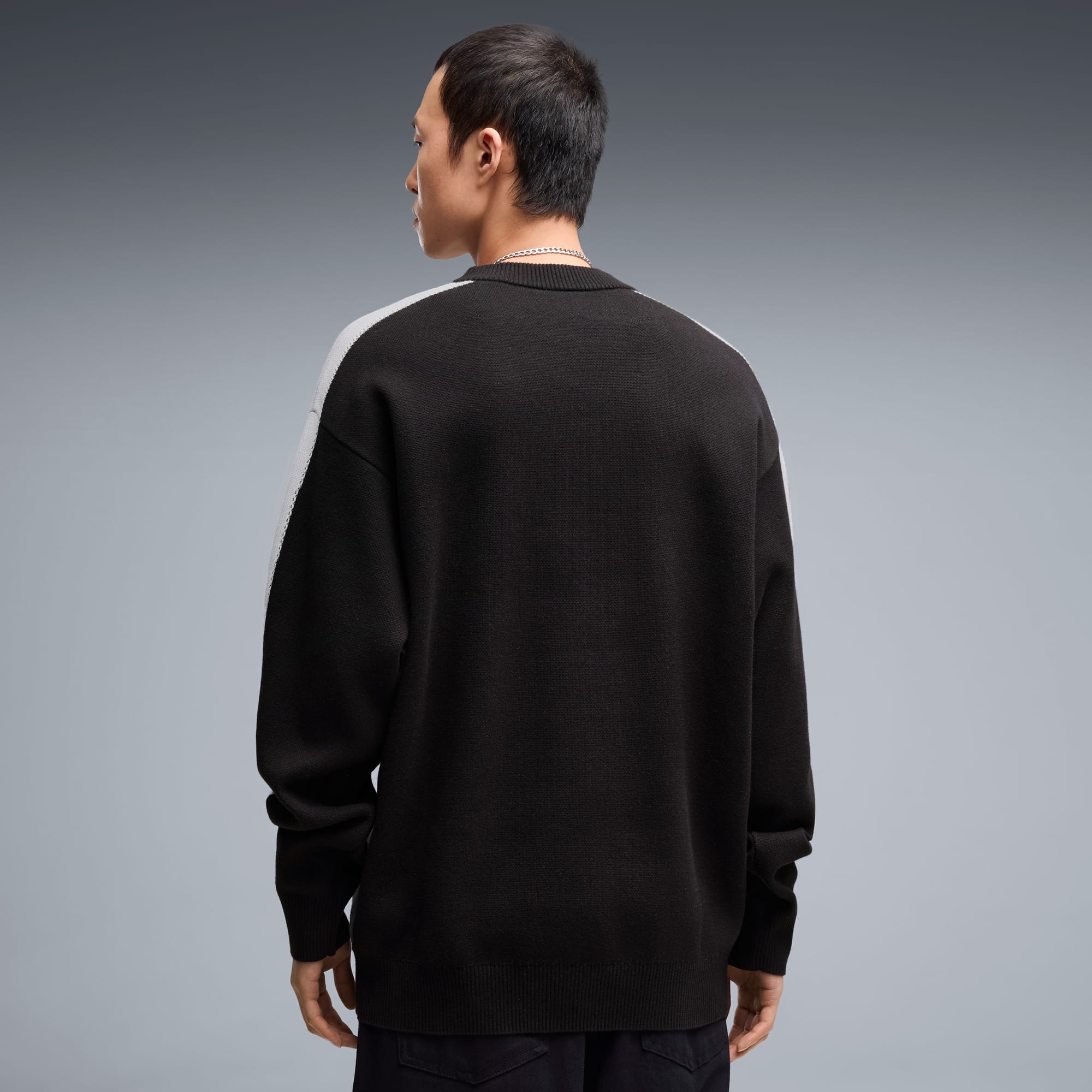 T7 Relaxed Strickpullover Unisex - PUMA Black