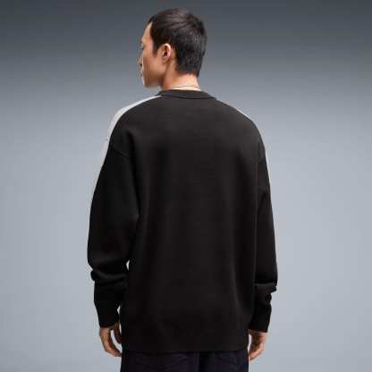 T7 Relaxed Strickpullover Unisex - PUMA Black