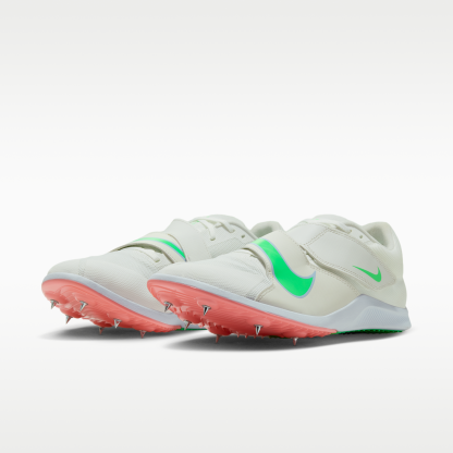 Nike Zoom Rival Jump - Summit White/Aluminum/Atomic Pink/Electro Green - 5