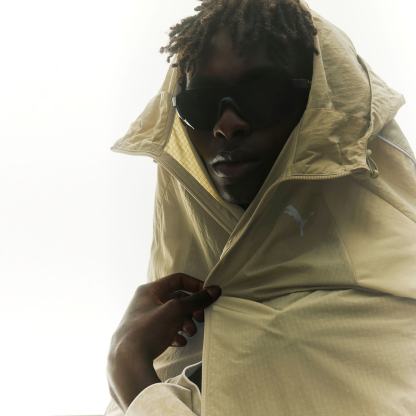 Run Culture Collective T7 Relaxed Trainingsjacke Herren - Chai Latte