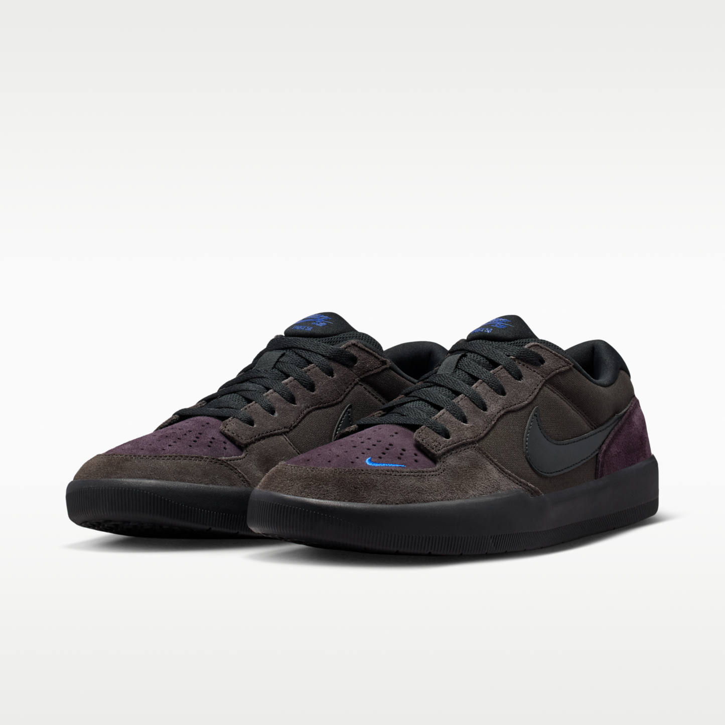 Nike SB Force 58 - Shadow Brown/Burgundy Ash/Racer Blue/Μαύρο - 5