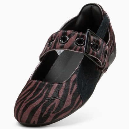 Speedcat Ballet Dress-Up Tiger-Print Sneakers Damen - Rich Cocoa-PUMA Black