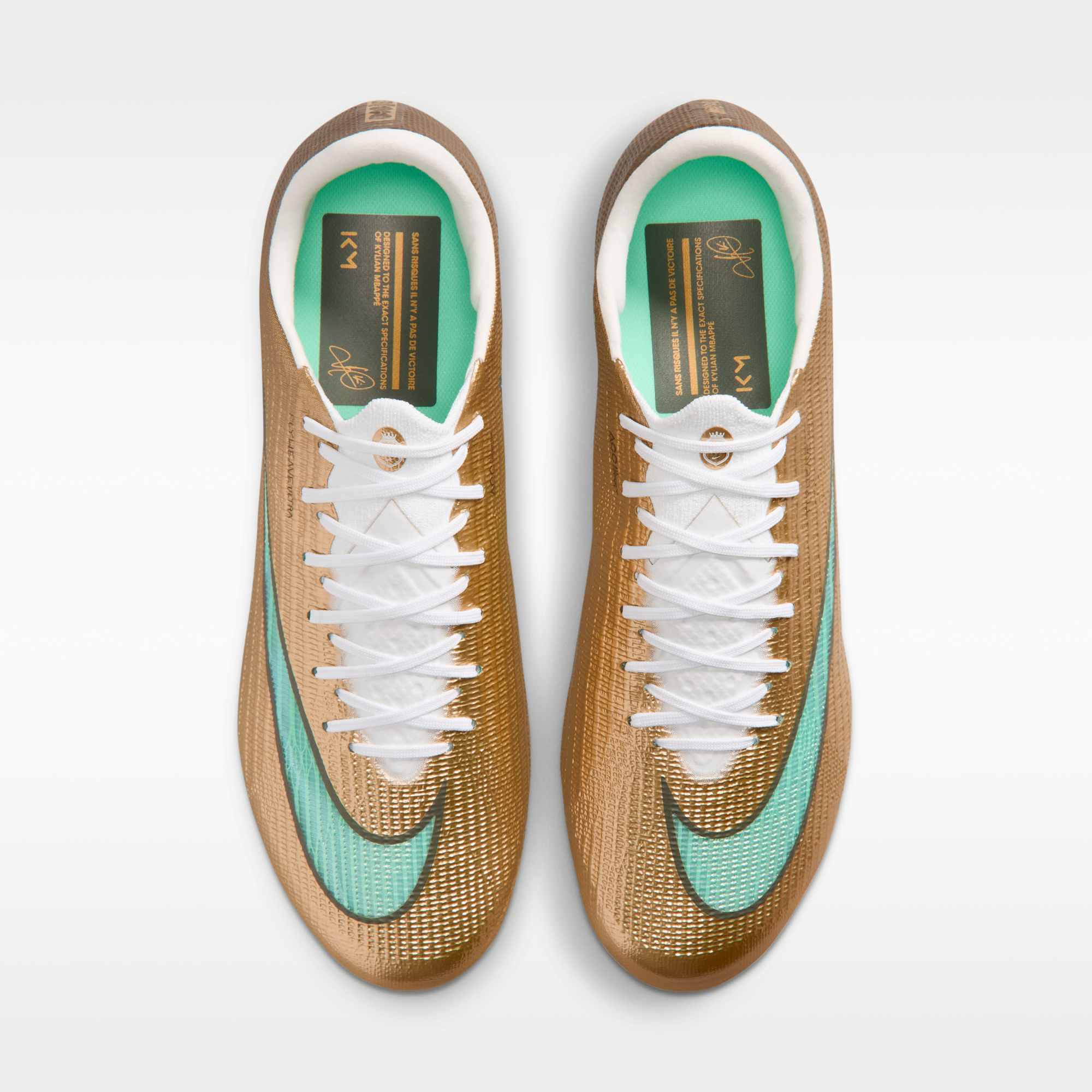 Nike Mercurial Superfly 11 Pro "Kylian Mbappé" - Metallic Gold/Green Glow (IR0789-701) - 4