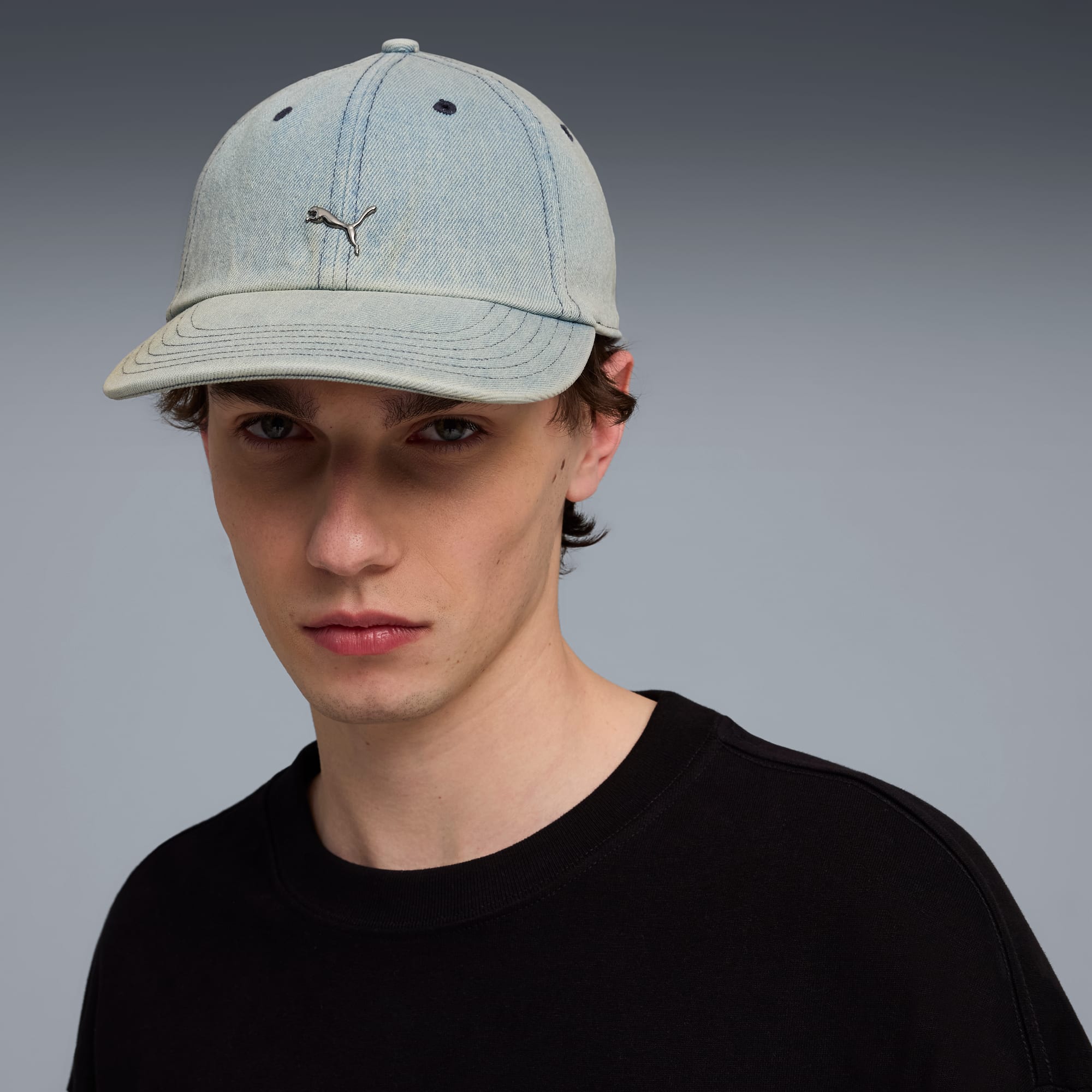 WARDROBE ESS Metal Dad Cap - Faded Denim