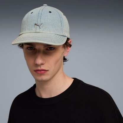 WARDROBE ESS Metal Dad Cap - Faded Denim