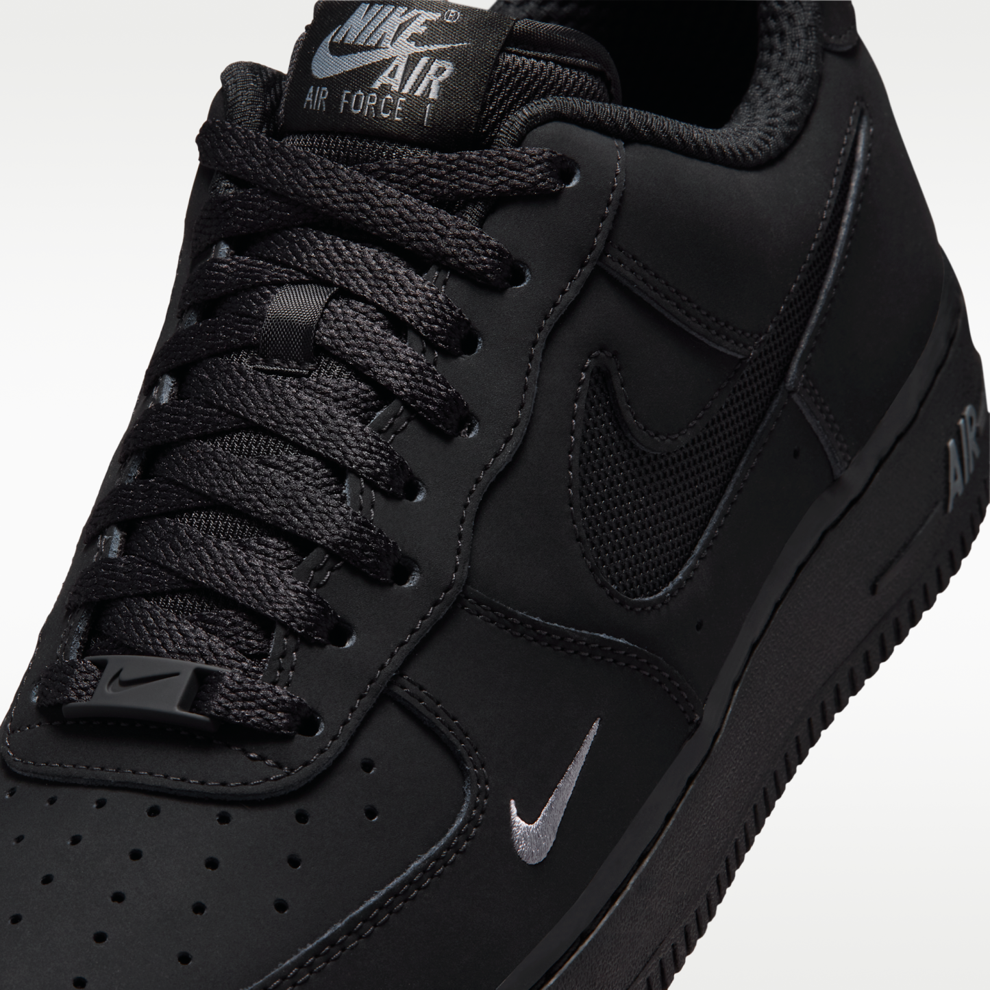Nike Air Force 1 '07 LV8 - Μαύρο/Cool Grey/Cool Grey - 7