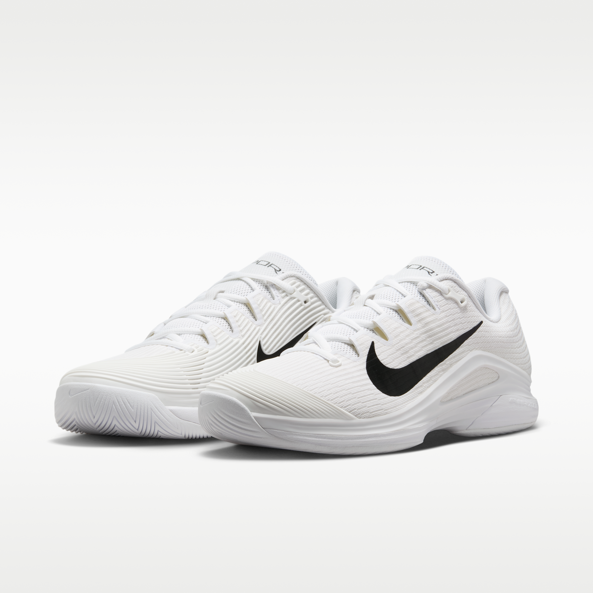 Nike Vapor 12 - Λευκό/Summit White/Μαύρο - 5