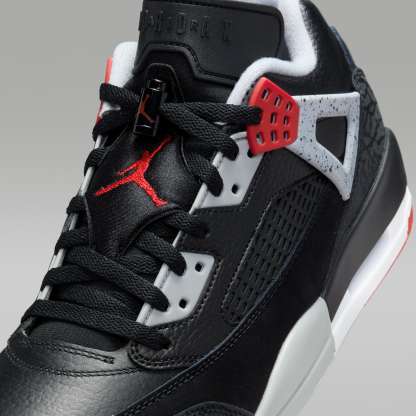 Jordan Spizike Low - Μαύρο/Wolf Grey/Λευκό/Gym Red - 7
