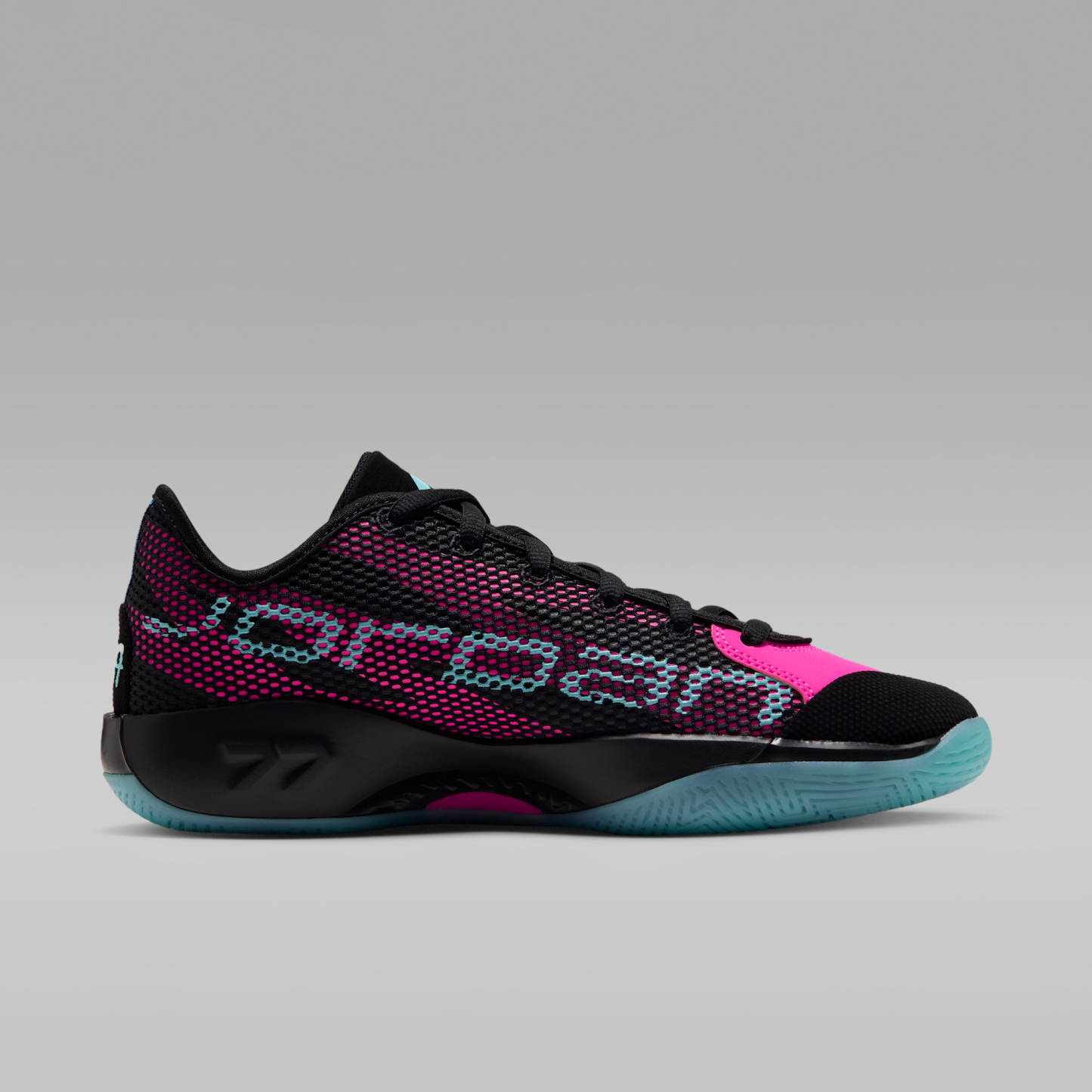 Luka 77 - Μαύρο/Laser Fuchsia/Bleached Turquoise - 3