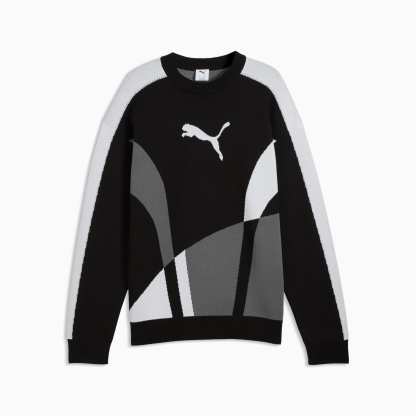 T7 Relaxed Strickpullover Unisex - PUMA Black