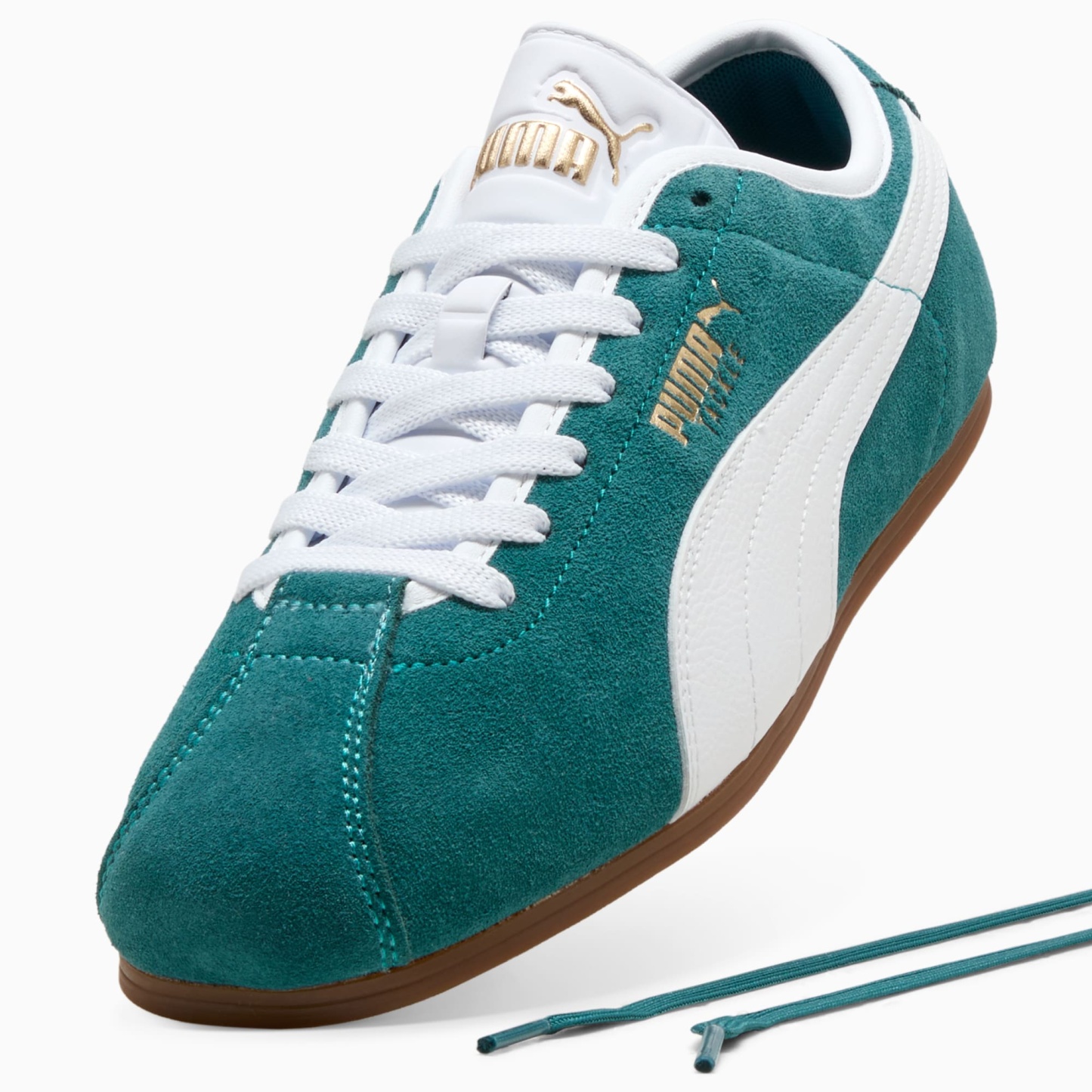PUMA Tackle Sneakers Unisex - Emerald Ice-PUMA White-Gum
