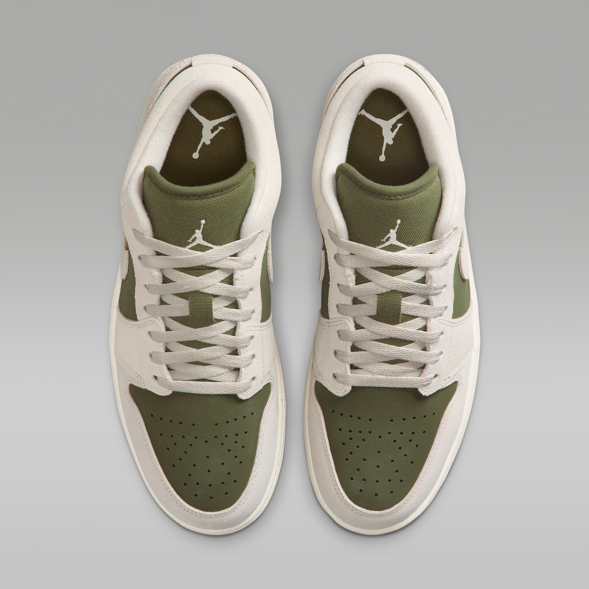 Air Jordan 1 Low SE - Medium Olive/Sail/Light Orewood Brown - 4