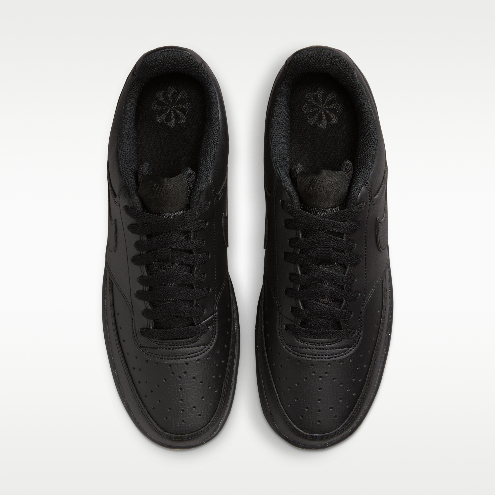 Nike Court Vision Low Next Nature - Μαύρο/Μαύρο/Μαύρο - 4