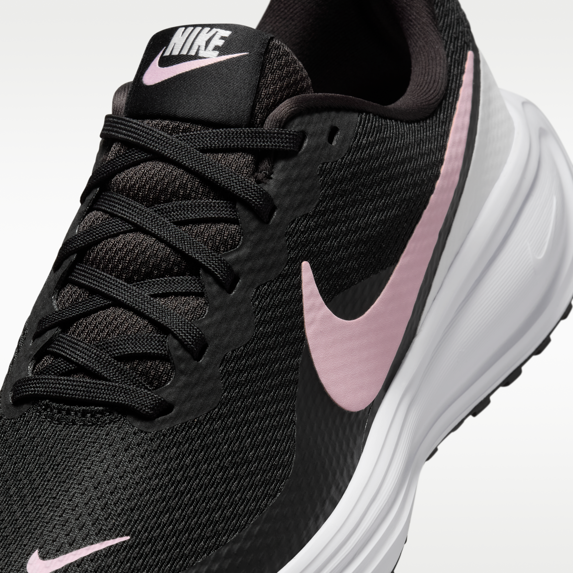 Nike Revolution 8 - Μαύρο/Λευκό/Anthracite/Pink Foam - 7
