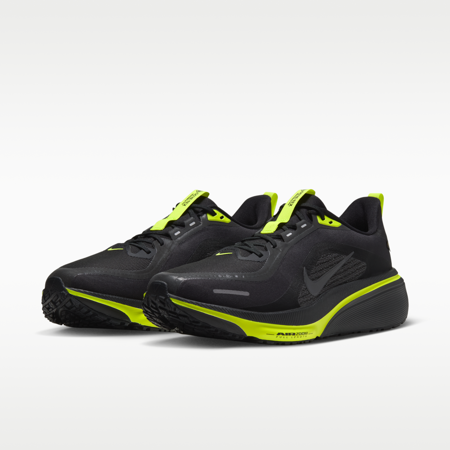 Nike Pegasus 42 GORE-TEX - Μαύρο/Lemon Venom/Metallic Dark Grey - 5