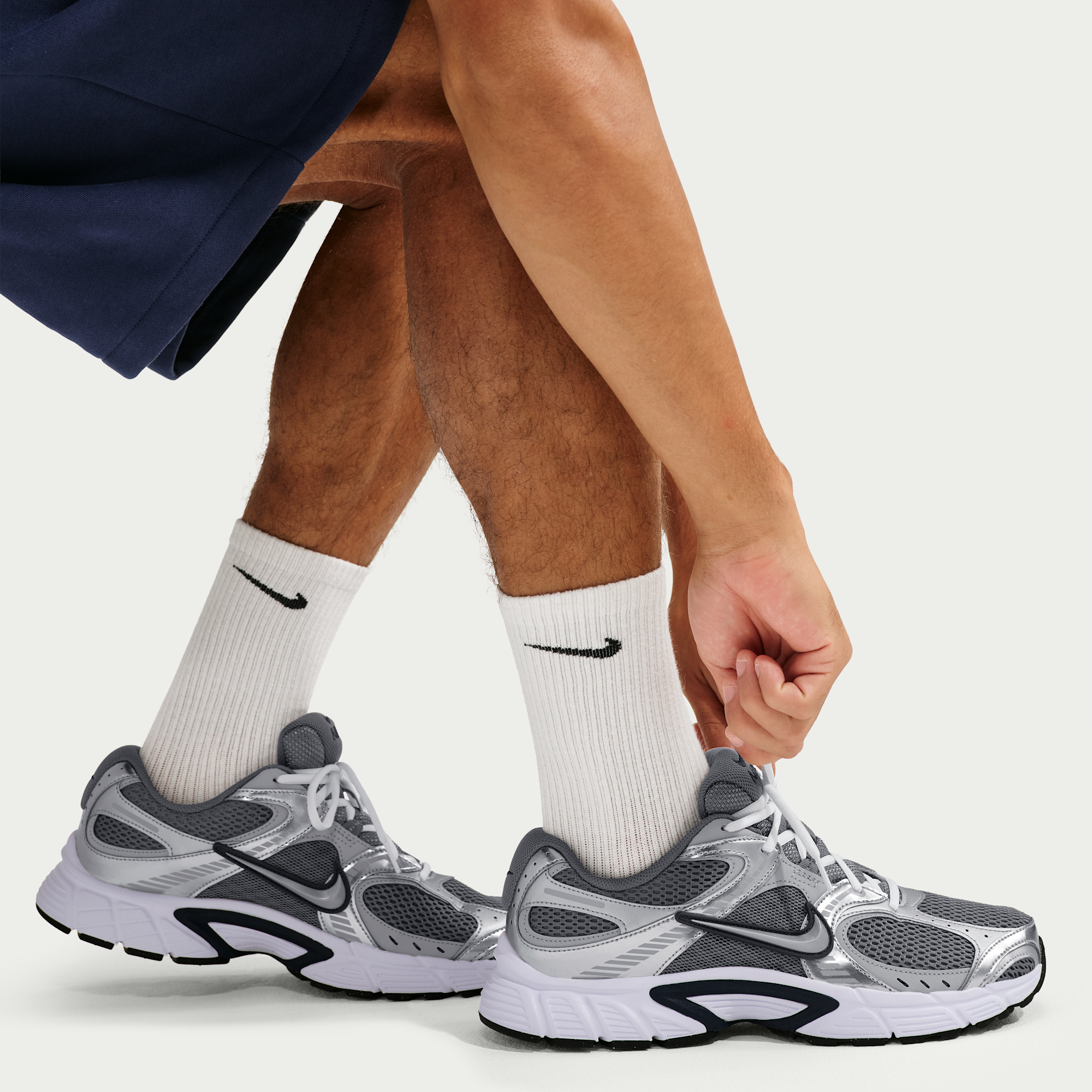 Nike V5 RNR - Smoke Grey/Wolf Grey/Midnight Navy/Metallic Silver - 9