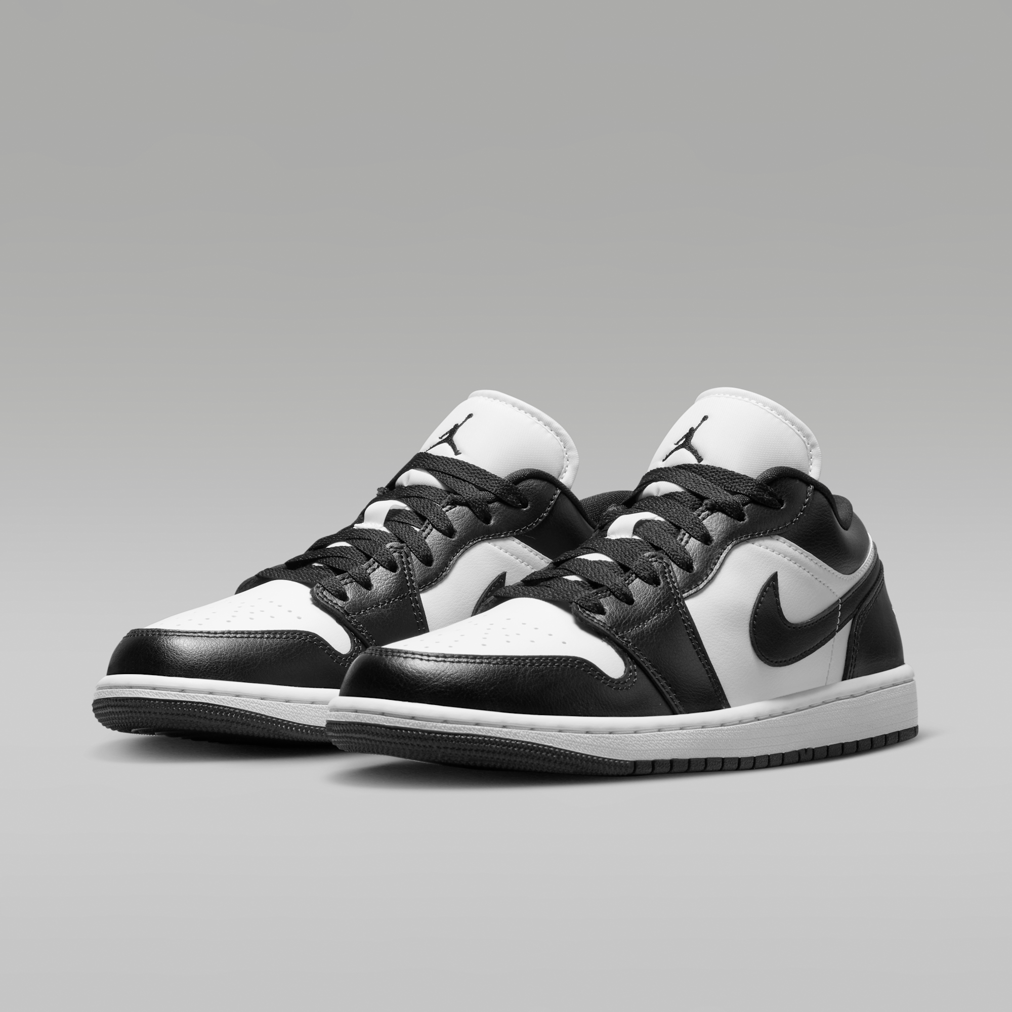 Air Jordan 1 Low - Λευκό/Λευκό/Μαύρο - 5