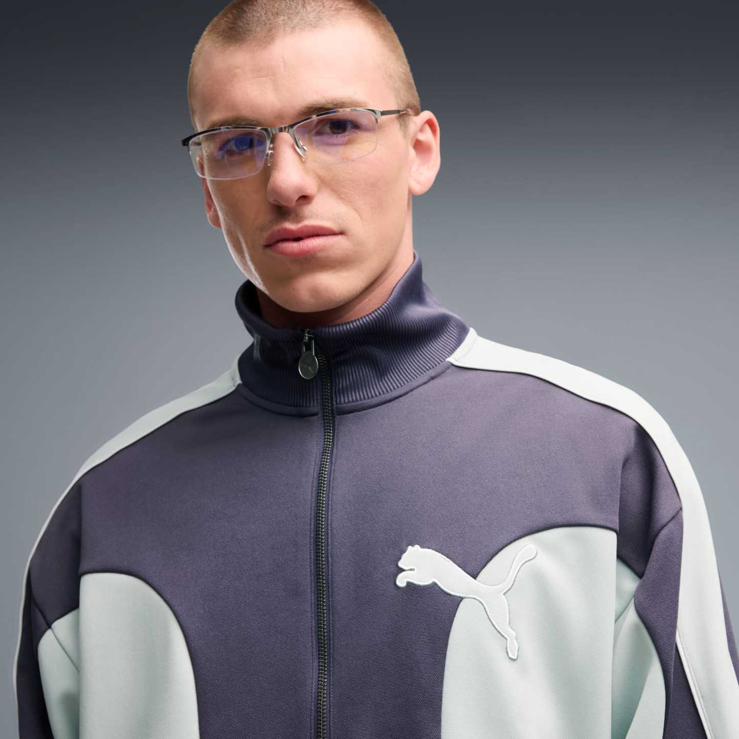T7 Love Of The Cat Relaxed Trainingsjacke Herren - Inky Depths-Créme De Mint