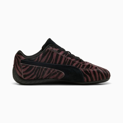 Speedcat Tiger-Print Sneakers Damen - Rich Cocoa-PUMA Black