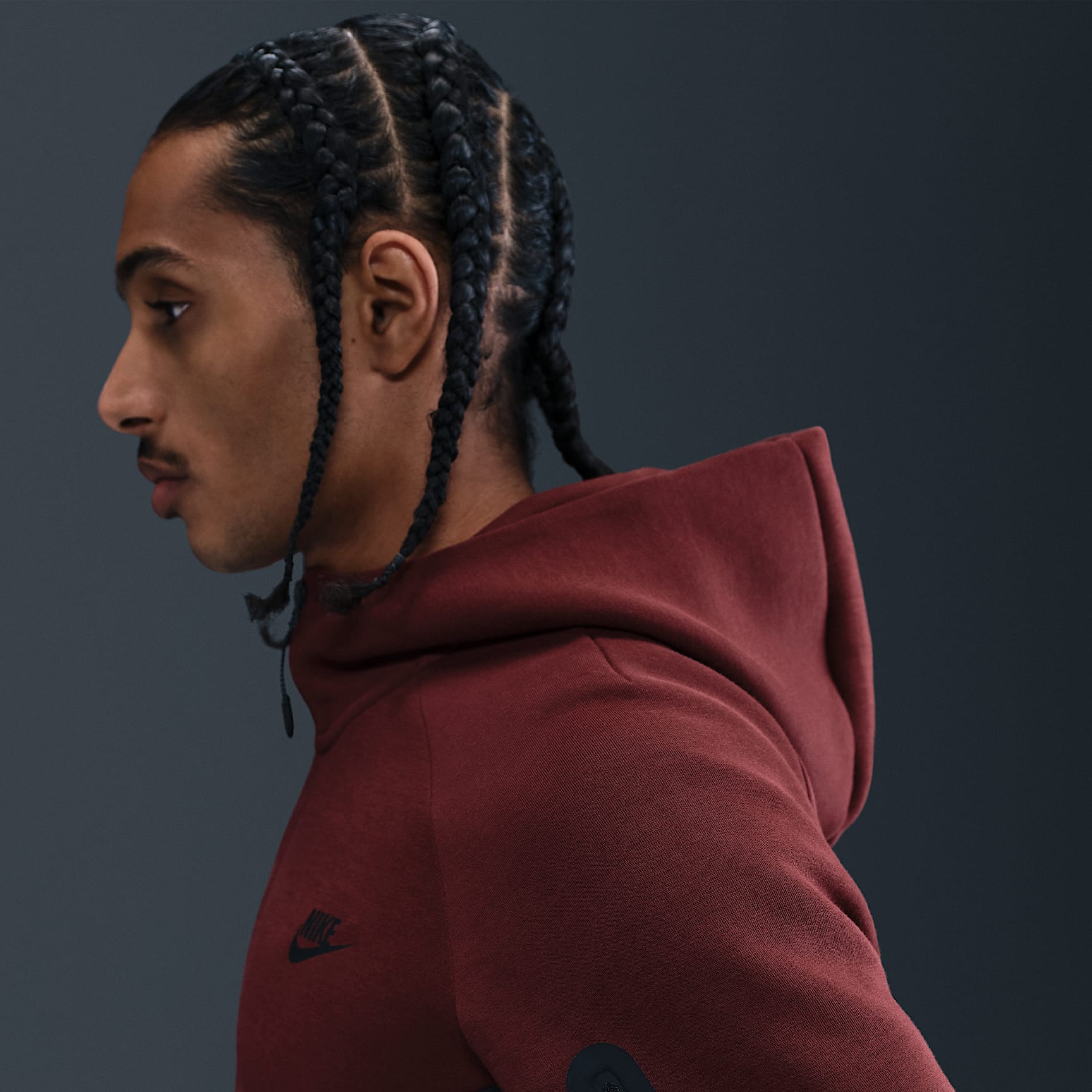 Nike Tech - Nike Tech Windrunner-Jacke aus Fleece mit durchgehendem Reißverschluss (Herren)