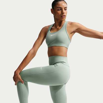 Nike One mit nahtloser Vorderseite - Nike One Leggings in voller Länge mit nahtloser Vorderseite und hohem Bund (Damen)