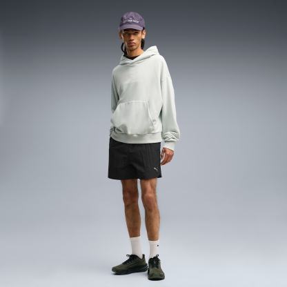 Run Culture Collective T7 Relaxed 5'' Gewebte Shorts Herren - PUMA Black
