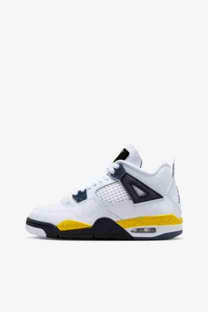 Air Jordan 4 Retro "Tour Yellow" - Λευκό/Dark Blue Grey/Μαύρο/Tour Yellow - 17