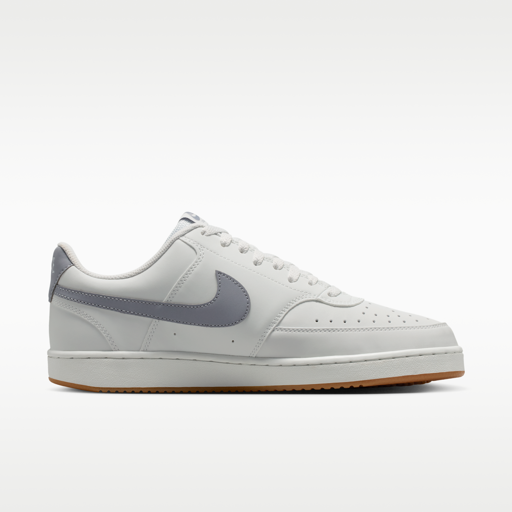 Nike Court Vision Low - Off White/Gum Medium Brown/Stealth - 3